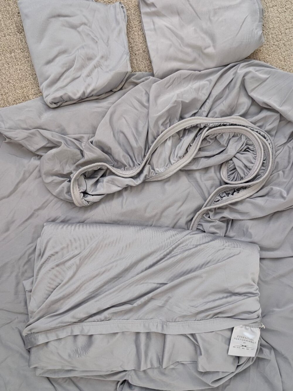 SHEEX Original Performance Cooling Sheets, Queen/Grey